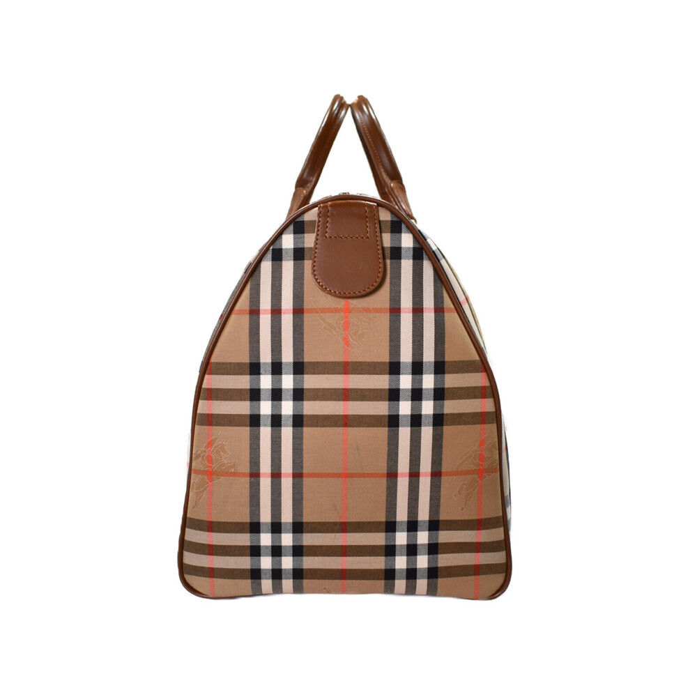 Burberry travel Tan Beige Boston check bag Nova - Picture 3 of 7